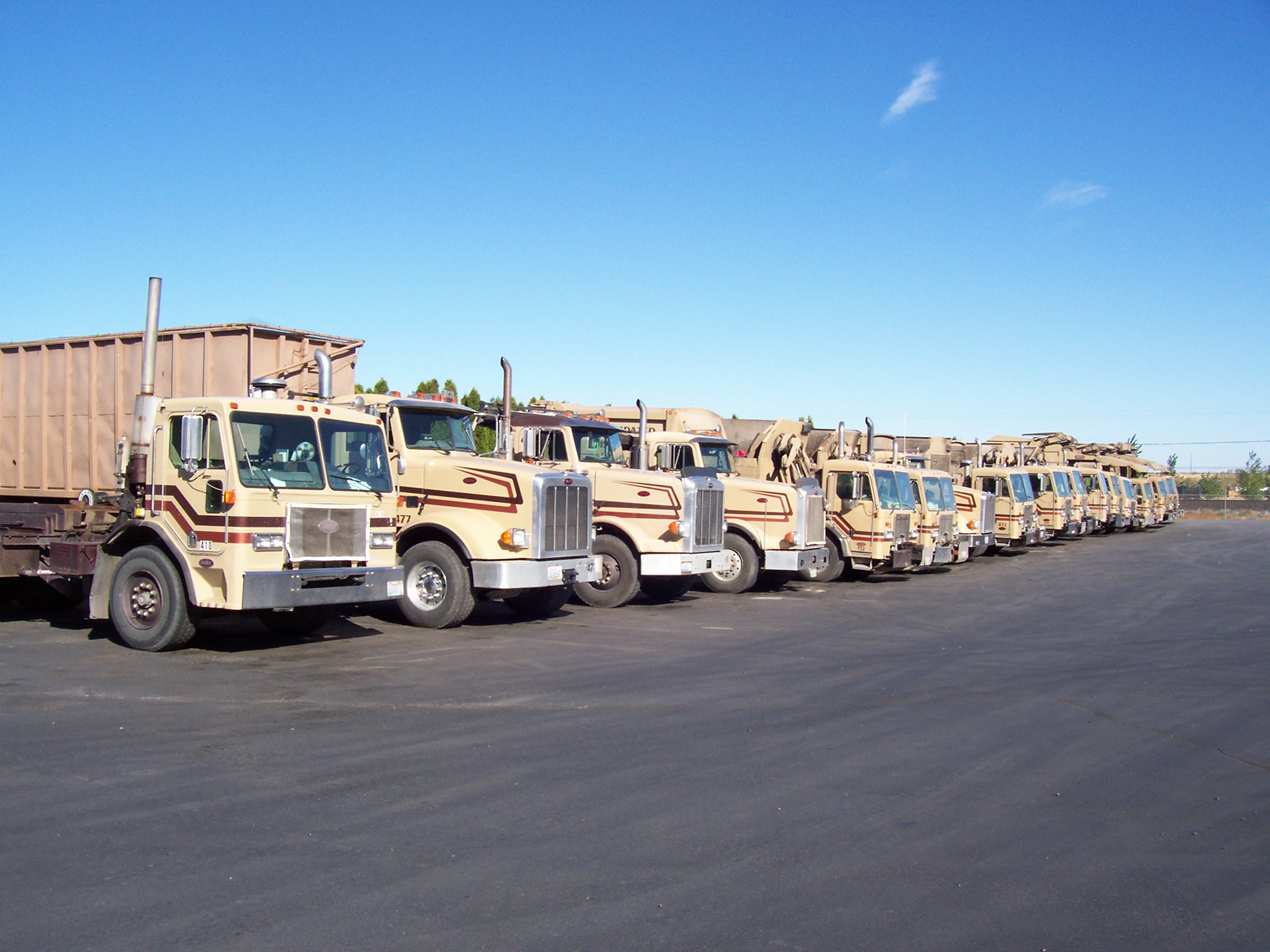 Consolidated Disposal Services container trucks